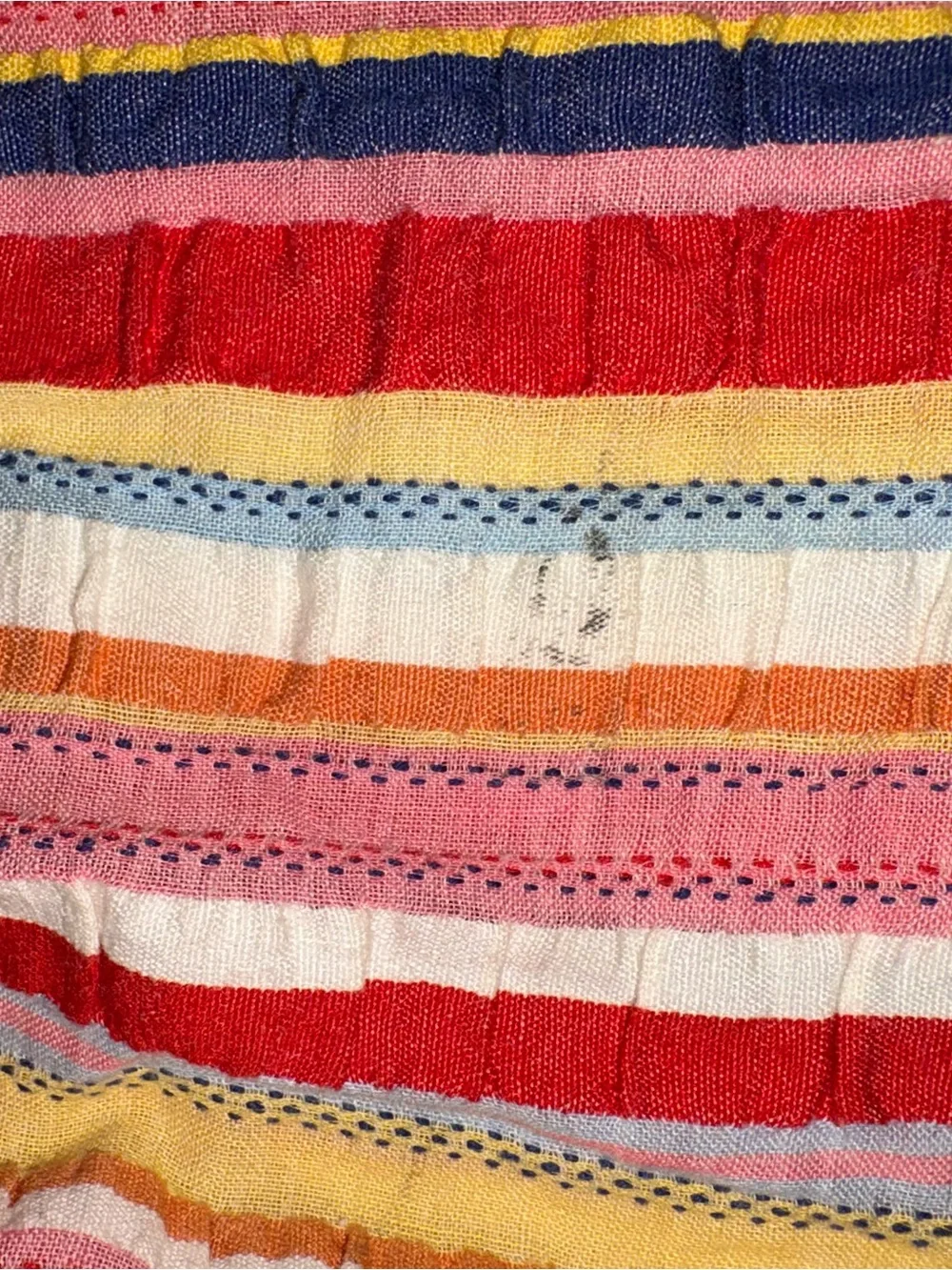 Vintage 2 peice set Striped Wide-Leg Pants in Multi-Color girls size 6